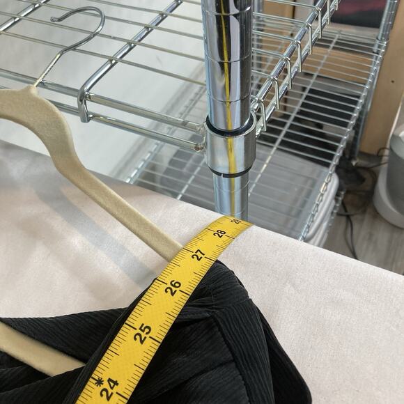 AG Adriano Goldschmied Women's Black One Shoulder Malia Tie Neck Blouse Size S - Picture 4 of 13